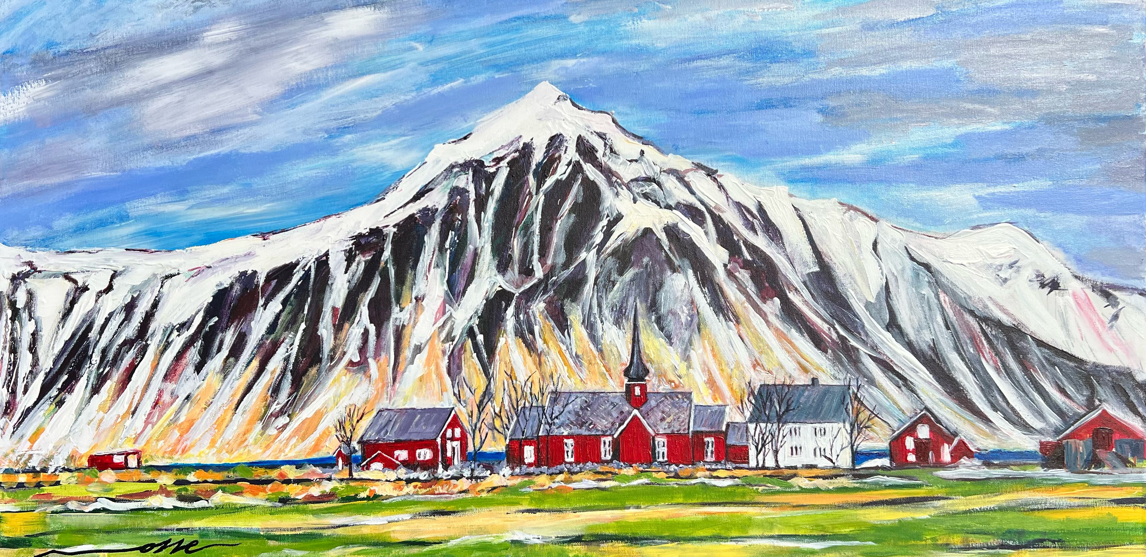 Flakstad Kirke Lofoten Norway